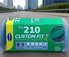 DR. SCHOLL’S CUSTOM FIT CF210 ORTHOTIC SHOE INSERTS 5-IN-1 ALL DAY PAIN RELIEF!!