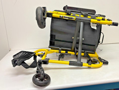 TiLite Aero X Swing Away Folding Aluminum Wheelchair Frame Yellow Jay Fusion ++