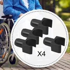 4x Wheelchair Seat Rail Guide Directly Replace Transport Chairs Common Parts