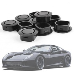 10PCS Car Rear Bumper Plugs for Radar Hole,Durable Bumper Hole Plugs Cover for P