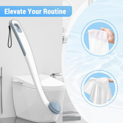 Toilet Aids for Wiping Bottom, 16.5″ Long Reach Comfort Wipe – Butt Wiper Tool