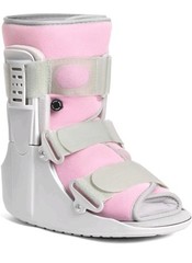 Adjustable Large Fracture Boot Walking Cast Pink Medical Grade Sprain