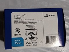 10 ConvaTec Natura Durahesive Moldable Barrier, Accordion Pouch Set 1 1/4-1 3/4″