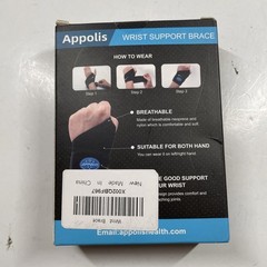 Appolis Wrist Support Adjustable Wrist Wrap. Suitable For Both Hands.
