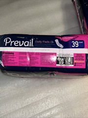 2 Prevail Incontinence Bladder Maximum Absorbency Control Pads, Long, 39 Count
