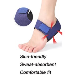 1 Pair Plantar Fasciitis Heel Cups Protectors Arch Wrap Support Foot Pain Relief