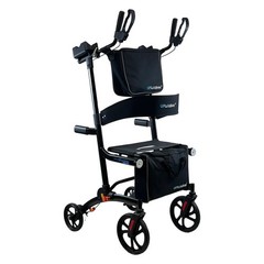 Journey Upright Walker for Seniors with Seat, Wheels and Motion-Activated Lights