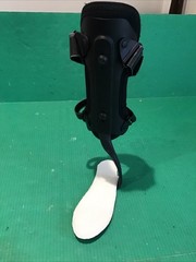 TruLife Matrix AFO Foot Drop Brace Left Foot sz Medium w/ Adj. Height Shin Pad