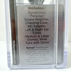RCA Symphonix RPSA10 Personal Sound Amplifier Rechargeable Digital PSAP Hearing