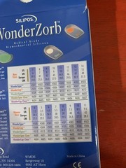 Silipos Wonder-Spur Soft Silicone Heel Cups Blue 1 pair/pkg