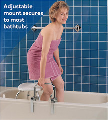 Bathtub Rail with Finish Bathtub Grab Bar Safety Bar for Seniors and Handicap fo