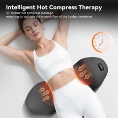 Minkurov 3 in 1 Spine Triple Fusion Back Massager with 118-inch USB Cable, He…