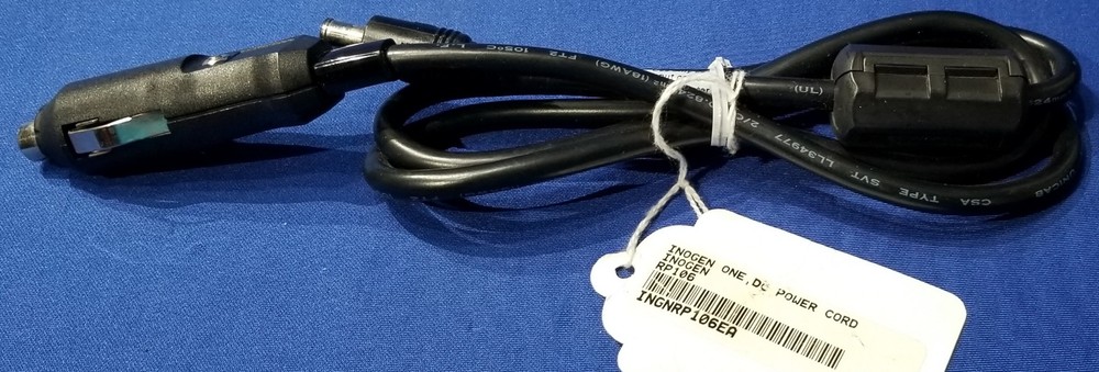 WCPROG15 – Inogen RP 106 Mobile Power Charger to DC Outlet Cord (Only)