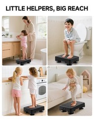Adjustable Step Stool 600 LBS Capacity 3 Height – Indoor Outdoor Use