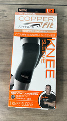 Copper Fit Freedom Copper Infused Compression Sleeves Knee Sleeve Large-new