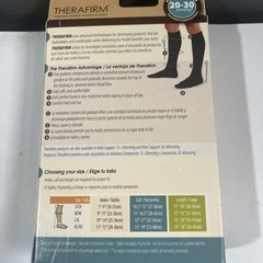 Therafirm Small Khaki/tan Compression Socks 20-30mmHg