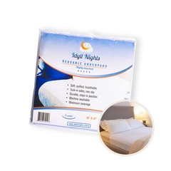Washable Incontinence Bed Pads 2 Pack 36×37 Inch Waterproof Mattress Cover