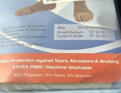 2 PAIR KINSHIP SKIN PROTECTION SLEEVES FOR TEARS ABRASIONS BRUISING SZ LG/XLG