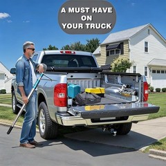 6.3FT Cargo Grabber Tool, Heavy Duty Truck Bed Retriever Pole w/Hooks