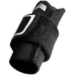 VHOPMORE Neoprene Finger Splints Wraps Adjustable S, Silver & Black