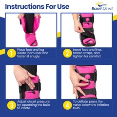 Womens Short Air Walker Boot in Pink – CAM Boot for Ankle and Foot Injuries