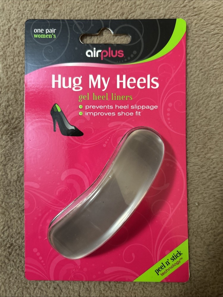 Airplus Women’s Peel n‘ Stick Hug My Heels Invisigel Cushion Shoe Liners