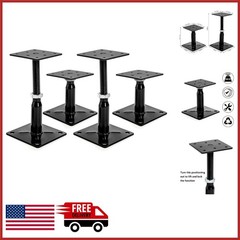 Floor Joist Jacks 4 Pack Adjustable Support for Deck Foundation and Leveling