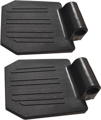 1 Pair of Universal Footplate for The Wheelchair, Transport Chair Footrest Eleva