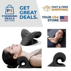Portable Cervical Traction Device – Memory Foam Neck Stretcher for Pain Relief