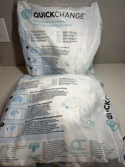 2x Quick Change Bedbound Male Urine incontinence Wrap-25ct Ea Holds 500ml *TWO