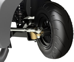 350W Senior Mobility Scooter 48V 20Ah 37 miles Long Range 300lbs 8Mph Low Speed