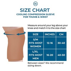 GRACE & ABLE Cooling Compression Sleeve For Small – Medium, Cinnamon Brown