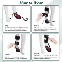 No Knuckling Boot Brace for Dog Dragging Paws 1/2Pieces Dog Shoes