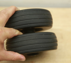 PAIR 6″ Caster Wheels Tires for Quantum Edge 3 / Q6 2.0 / J4 J4e Power Chairs