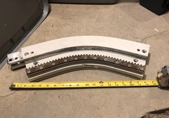ACORN 180 CURVE STAIRLIFT 42R TRACK FITTING 16-12-19 #1