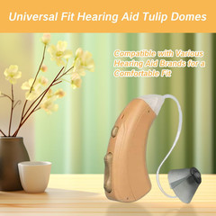 10 Counts Hearing Aid Ear Tips Replacement Fit Standard Receiver Tulip Domes Dar