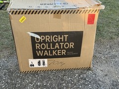 ELENKER All-Terrain Rollator Walker 10” Rubber Wheels Padded Seat HFK-9236T2 NEW