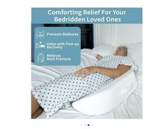 Bedsore Positioning Wedge Pillow – Bed Sore Prevention & Pressure Relief, Heat R