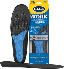 Dr. Scholl’s Work All-Day Comfort Insoles Massaging Gel Men Trim to Fit 1 Pair