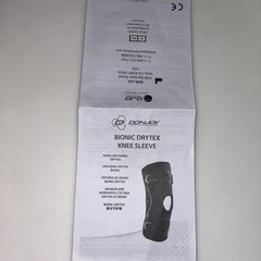 DonJoy Performance Bionic Drytex Knee Sleeve Size S (Left/Right) Color Black