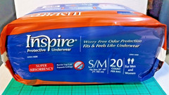 Inspire Protective Underwear – Size Small/Medium 20CT