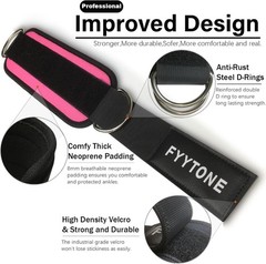 Comfortable Neoprene Ankle Cuff for Cable Machines, Hip Abductors, Leg Training