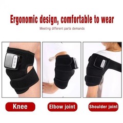 Electric Heated Vibration Knee Joint Brace Therapy Shoulder Massager Pain Relief
