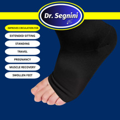 COMPRESSION STOCKINGS 20-30 mmHg KNEE HIGH OPEN TOE SOCKS VARICOSE VEIN ✅J9202✅
