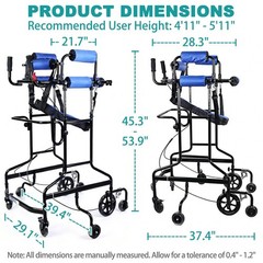 Irtme 360° Stable Support Home Rehabilitation Walking Trainer for Adults