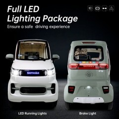 4 Wheel Fully Enclosed Mobility Scooter 1500W 3-Speed 40 mile 660lb Capatity