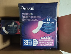 Prevail Daily Women’s Incontinence Bladder Control Pads Liners Regular / Long ✅