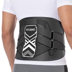 Adjustable Back Brace for Lower Back Pain Relief – Ergonomic Lumbar Support, Bre