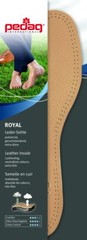 Pedag Royal 102 comfort insole, sheepskin leather with odor filter, absorb shock