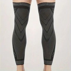 1PC Full Length Compression Knee Sleeve Non Slip for Running Basketball Gym